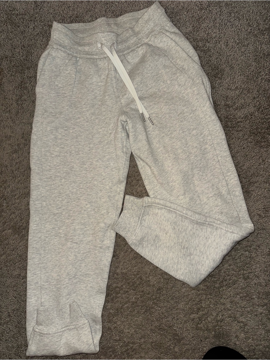 Lululemon Athletica Light Gray Women's Jogger Track Pants